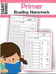 少儿英语系列：自然拼读  Sight Words -Reading homework - Primer