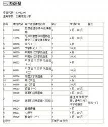 云南自考《97020100汉语言文学（专科）》考试计划及学习指南