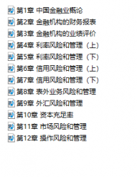 【真题附赠/无需下单】四川自考《08390金融风险控制与管理》【助学课程】【据邹宏元/西南财经大学2010版】