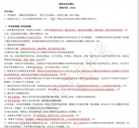 自考《00246国际经济法概论》考前密押资料【据余劲松、北大2015版】